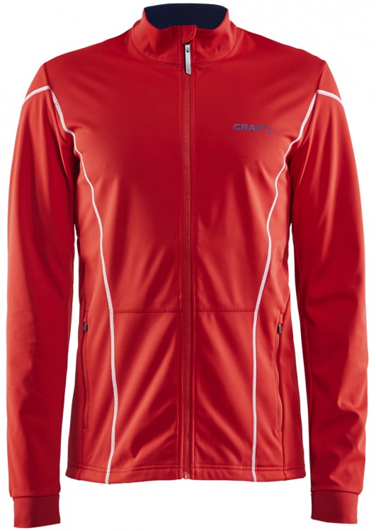 Тёплая лыжная куртка Craft Force XC мужская красная