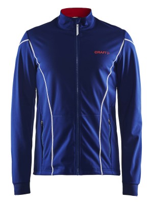 Тёплая лыжная куртка Craft Force XC мужская тёмно-синяя