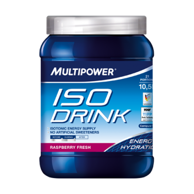 Элитный спортивный изотонический напиток Multipower ISO Drink Малина