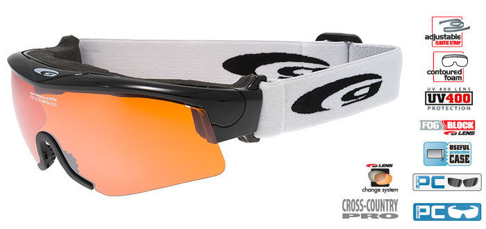 Лыжные очки-маска Goggle Provo black/orange