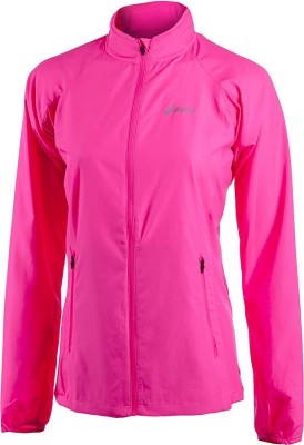 Куртка для бега Asics Woven jacket розовая