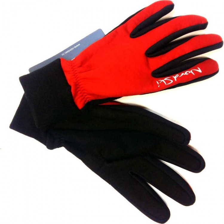 Перчатки Nordski Warm Red-black