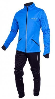 Детский лыжный костюм Nordski Premium blue-black