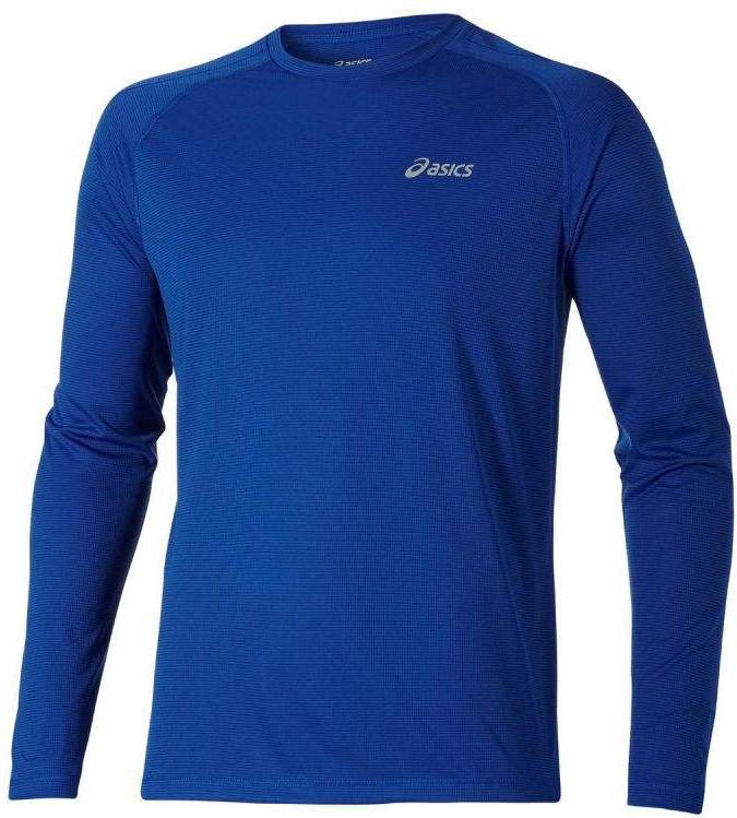 Рубашка беговая мужская Asics LS Crew Top синяя