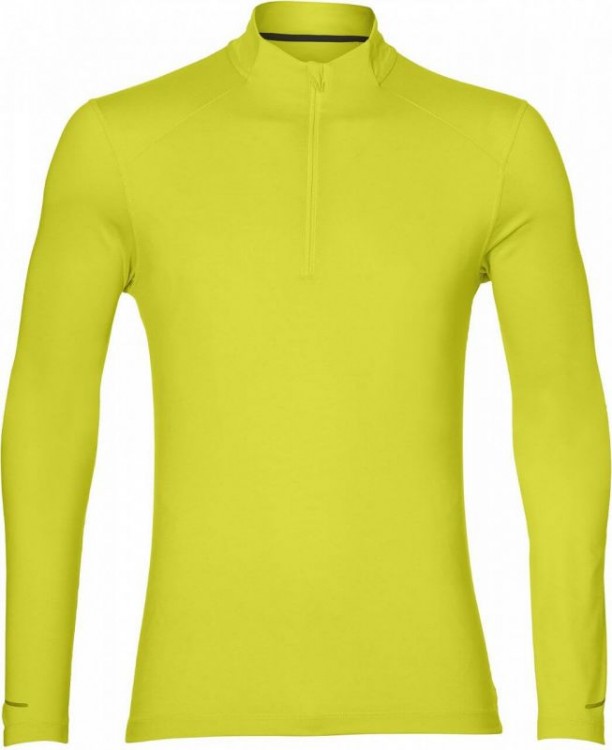 Рубашка беговая ASICS LS1/2 ZIP JERSEY мужская жёлтая