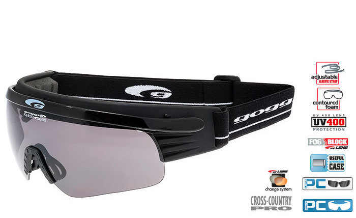 Лыжные очки-маска Goggle Shima black