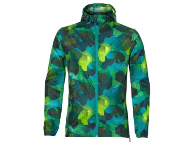Ветровка Asics Fuzex Packable Jacket мужская Зеленая