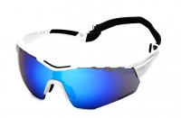 Спортивные очки Noname Racer (белая оправа)
