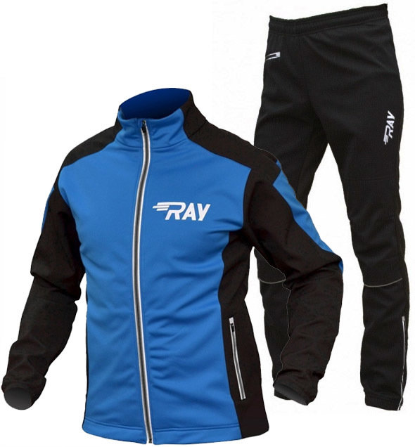 Утеплённый лыжный костюм RAY Pro Race WS Blue-Black 2018 мужской