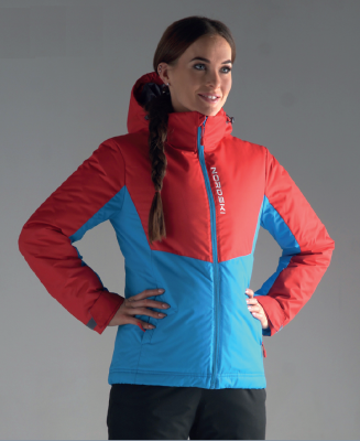 Женская утепленная прогулочная куртка Nordski Montana red-blue