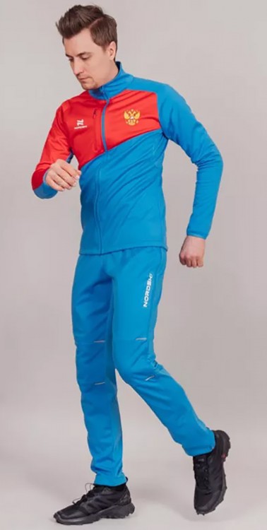 Мужской лыжный разминочный костюм Nordski Premium National 2022