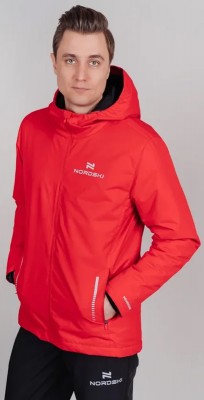 Мужская утепленная лыжная куртка Nordski Urban red