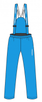 Теплые детские зимние брюки Nordski Junior blue