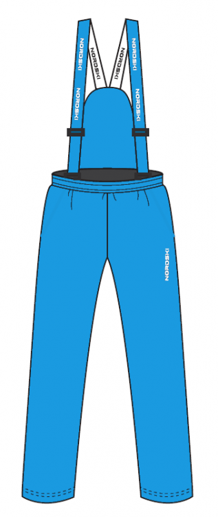 Теплые детские зимние брюки Nordski Junior blue