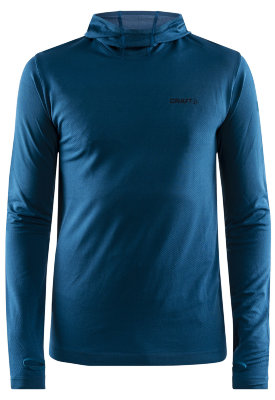 Мужская рубашка с капюшоном Craft Core Fuseknit синяя