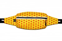 Поясная сумка для бега Enklepp Marathon Waist Bag yellow/red polka dot