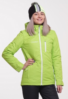 Утеплённая прогулочная лыжная куртка Nordski Active Lime-Black женская
