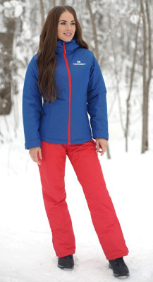 Женский утеплённый прогулочный лыжный костюм Nordski Patriot