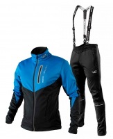 Лыжный костюм 905 Victory Code Go Fast black-blue с лямками