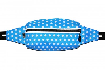 Поясная сумка для бега Enklepp Marathon Waist Bag blue/white polka dot