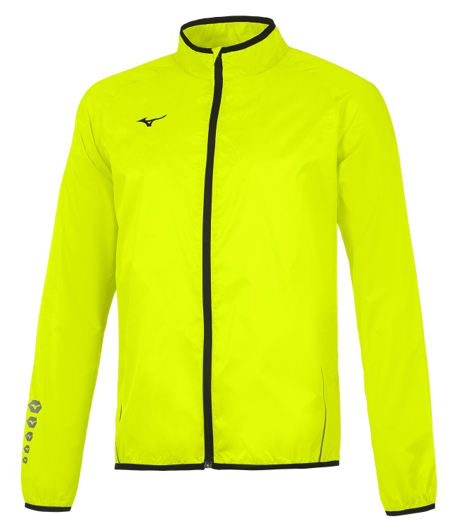 Куртка для бега Mizuno Authentic Rain Jacket Yellow мужская