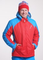 Утеплённая прогулочная лыжная куртка Nordski National Red мужская