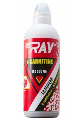 Спортивный напиток L-carnitine RAY жидкий 500 мл Апельсин