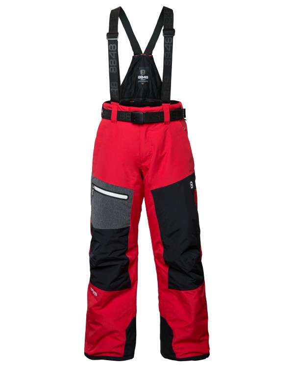 Детские горнолыжные брюки 8848 Altitude Defender 3 red-black