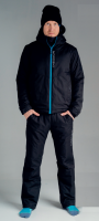 Мужской утеплённый прогулочный лыжный костюм Nordski Montana black