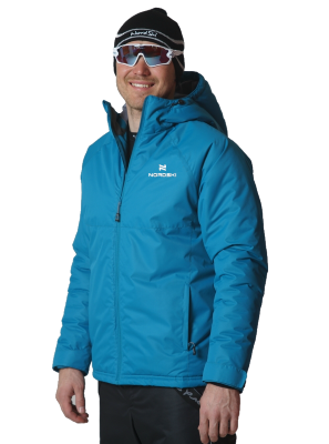 Утеплённая прогулочная детская лыжная куртка Nordski Jr Motion Marine