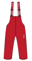 Теплые детские зимние брюки Nordski Kids red
