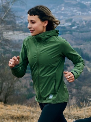 Элитная беговая непромокаемая куртка Gri Джеди 3.0 оливковая женская