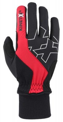 Лыжные перчатки Kinetixx Nisa черно-красные