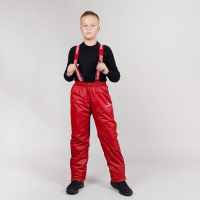 Теплые детские зимние брюки Nordski Junior red
