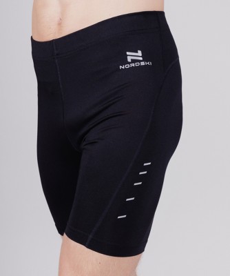 Обтягивающие шорты для бега Nordski Premium Run black