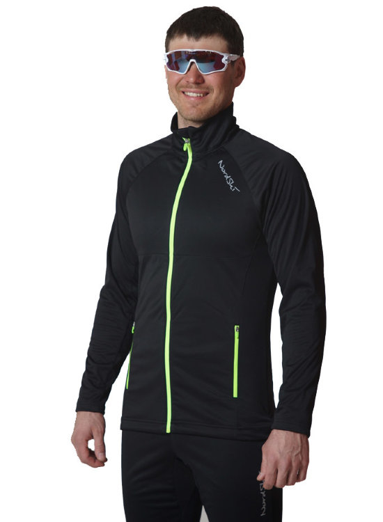 Элитная утеплённая лыжная куртка Nordski Elite Black 2019