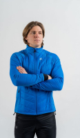 Лыжная разминочная куртка Noname Hybrid JACKET WARM 24 Victoria Blue