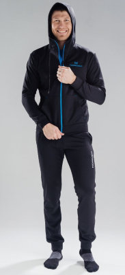 Мужской спортивный костюм Nordski Zip Hood Cuffed black-blue