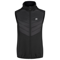 Тёплый жилет Noname Hybrid Vest 24 UX Black с капюшоном