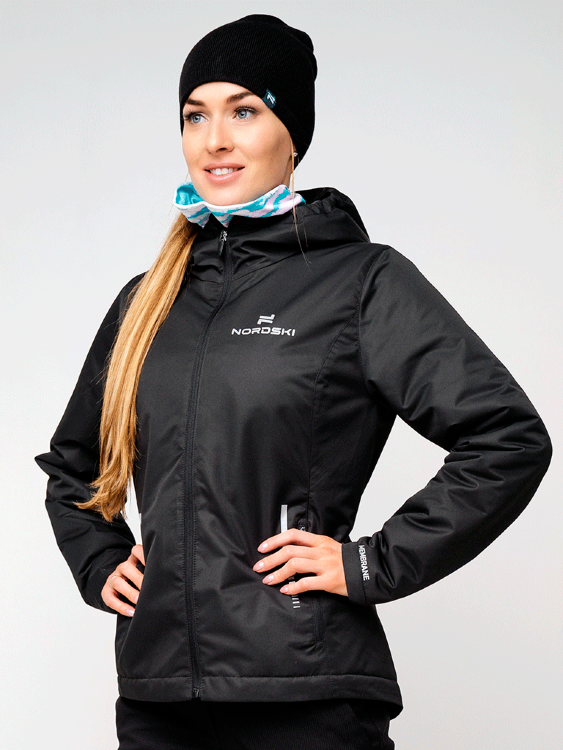 Женская утепленная лыжная куртка Nordski Urban black