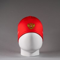 Лыжная гоночная шапка Nordski Active Rus red