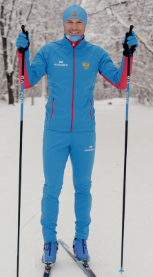 Элитный утеплённый мужской лыжный костюм Nordski Elite RUS