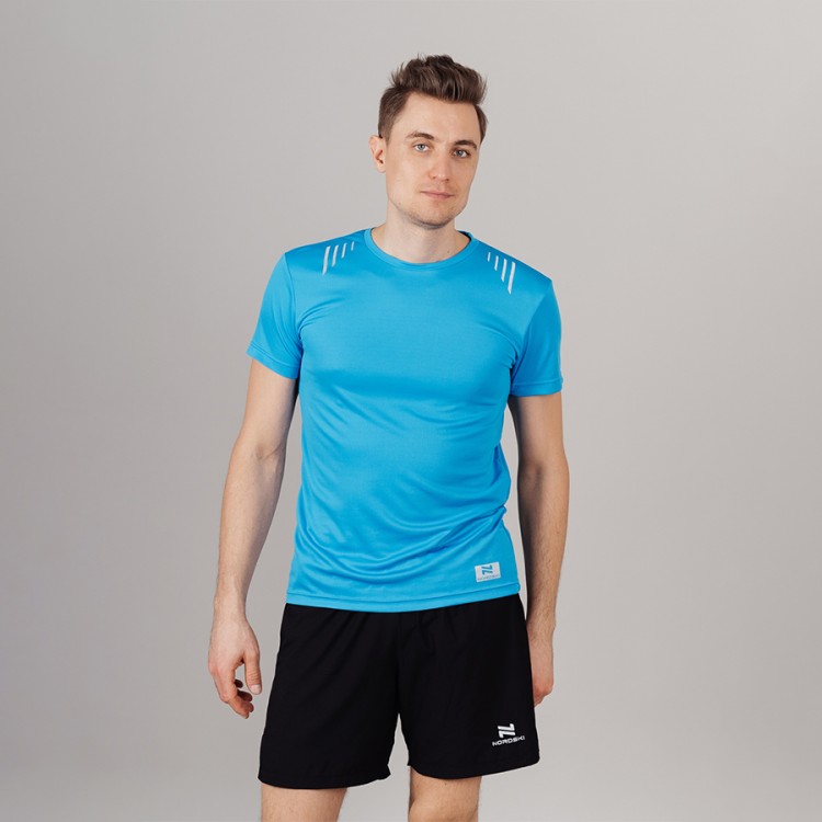 Мужская беговая футболка Nordski Run Dress light-blue