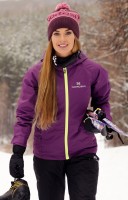 Утеплённая прогулочная лыжная куртка Nordski Motion Purple женская