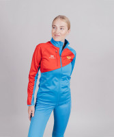 Женская лыжная разминочная куртка Nordski Premium National