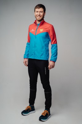 Мужской костюм для бега Nordski Sport red-blue