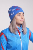 Лыжная шапка Nordski Logo blue