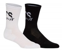 Комплект носков Asics 2ppk Katakana Sock черно-белые
