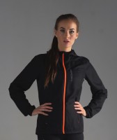 Женская куртка для бега Nordski Run black-orange