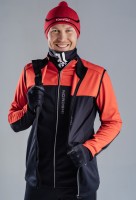 Детский лыжный жилет Nordski Active Red-black